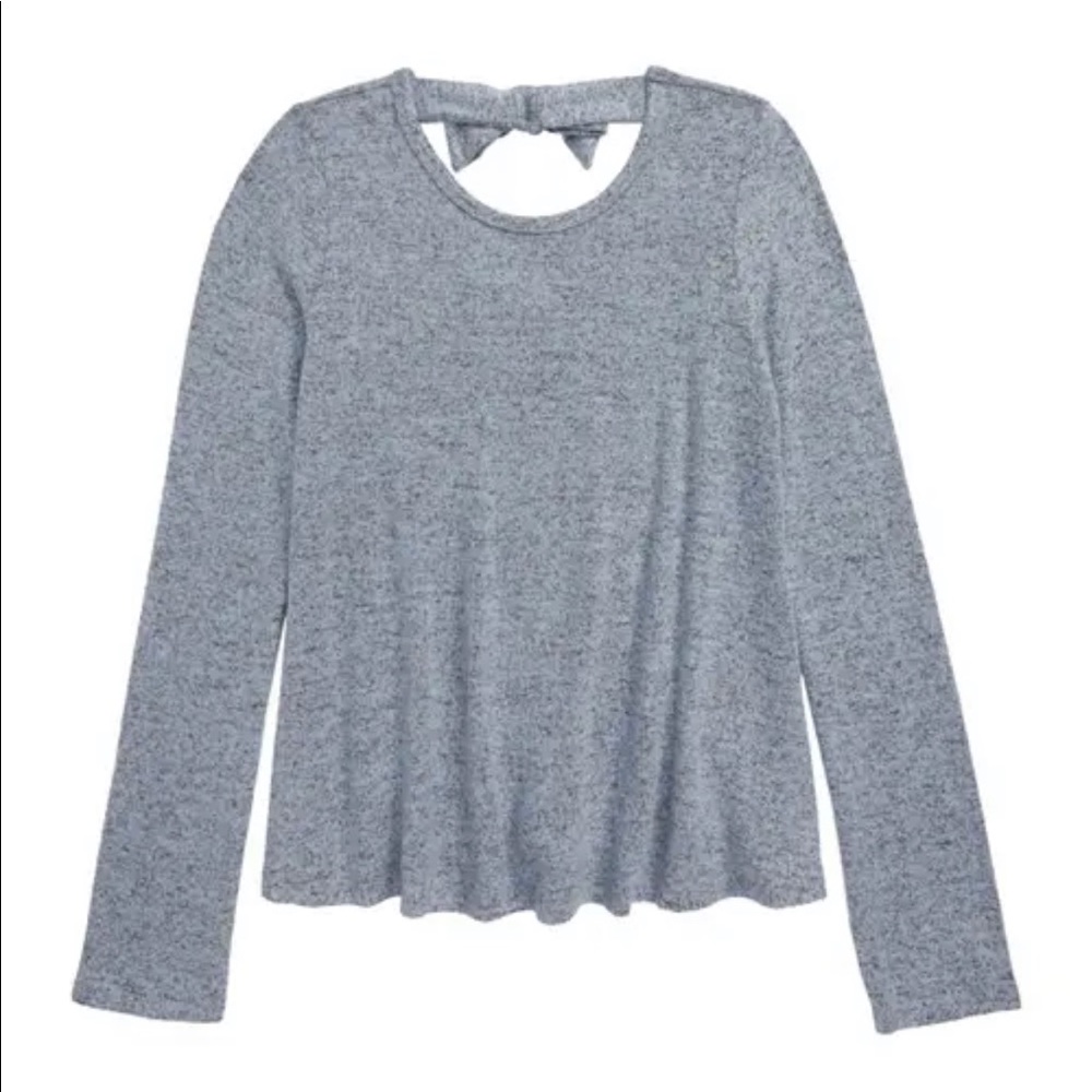 1901 Blue Chambray Heather Gray Sweater (Girls XL)